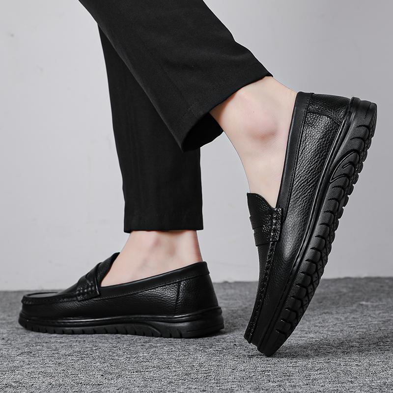 Мужская удобная деловая обувь из натуральной кожи — фото 6