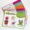 Lachilly Parts of Speech Learnig Posters, Grammar Learning, Vocabulary Building, Preschool, Home, Middle and High School Classroom Wall Decoration,