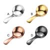 Stainless Steel Teaspoon Mini Smooth Short Handle Reusable Sugar Coffee Tea Cake Pudding Ice-cream Spoon Flatware