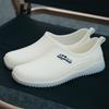 Stylish rain shoes women's soft soles are comfortable and versatile, outside wear water shoes, summer breathable and non-slip kitchen rubber shoes