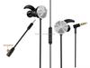 Lightweight 3.5mm Jack In-Ear Wired Gaming Earphones with Detachable Mic Right Angle Plug for Music Wired Earbuds
