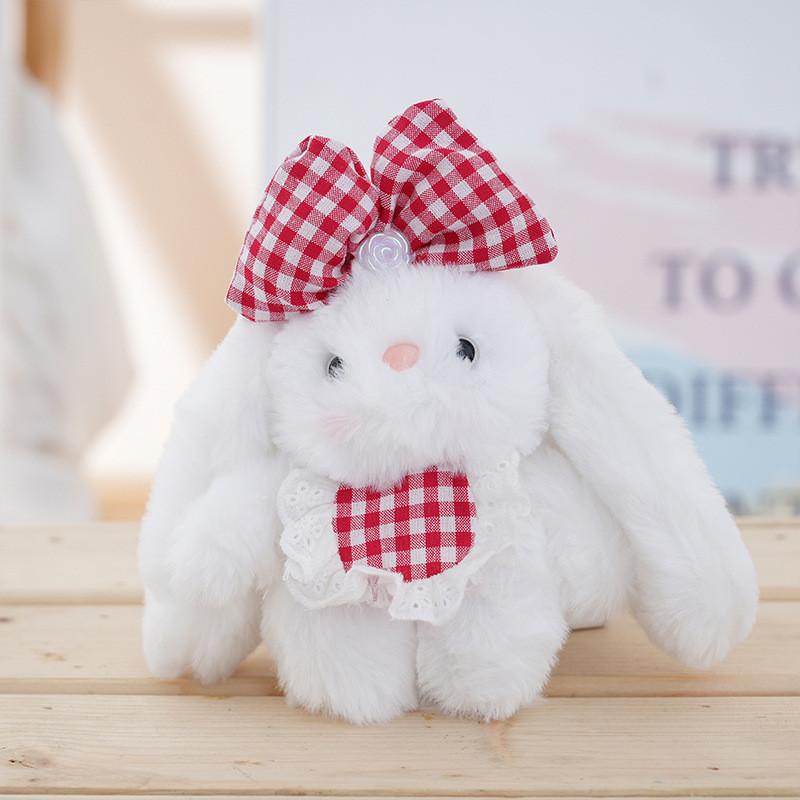Plush Bunny Keychain With Cartoon Design For Women And Men Gift