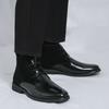 Fashion High Quality and Comfortable Soft Leather Boots Brand's New Autumn High Top Business Men's Boots Outdoor Commuting Walking Boots