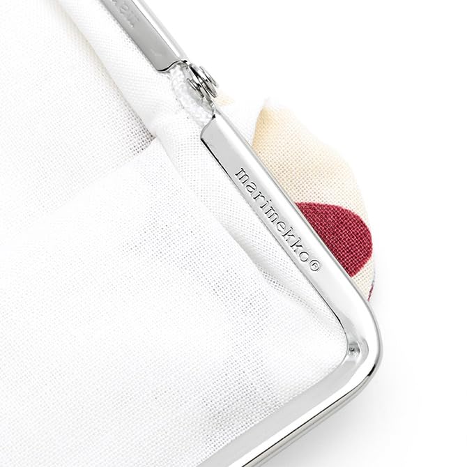 Marimekko Mini Unikko Purse Pouch Red X Light Gray X White X 9x19cm 073791 915 Mini Unikko Silmalasi Kukkaro Purse Cosmetic Pouch Makeup Pouch Cute