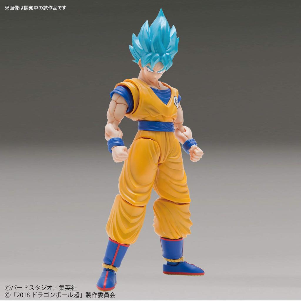 Standard Dragon Ball Super Saiyan God Super Saiyan Son Goku Plastic Model Figure-rise [Special Color] Color-coded