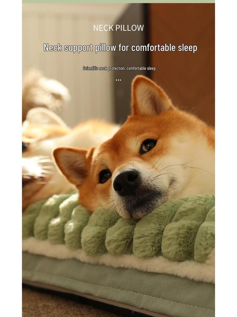 Washable Four Seasons Thickened Pet Bed for Deep Sleep – Ideal for Small To Medium Dogs & Cats