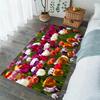 Covor Lalea Primăvară botanic Flori Covor de Zonă pentru Living Dormitor Copii Covoraș de Podea Floral Grădină Naturală Covoraș de Bucătărie