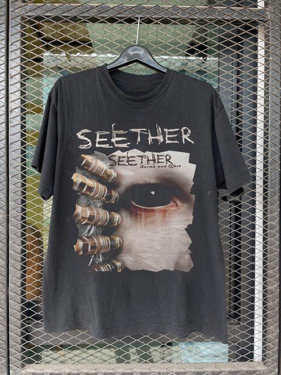 Футболка Seether Karma and Effect Полный размер S-5XL Унисекс L