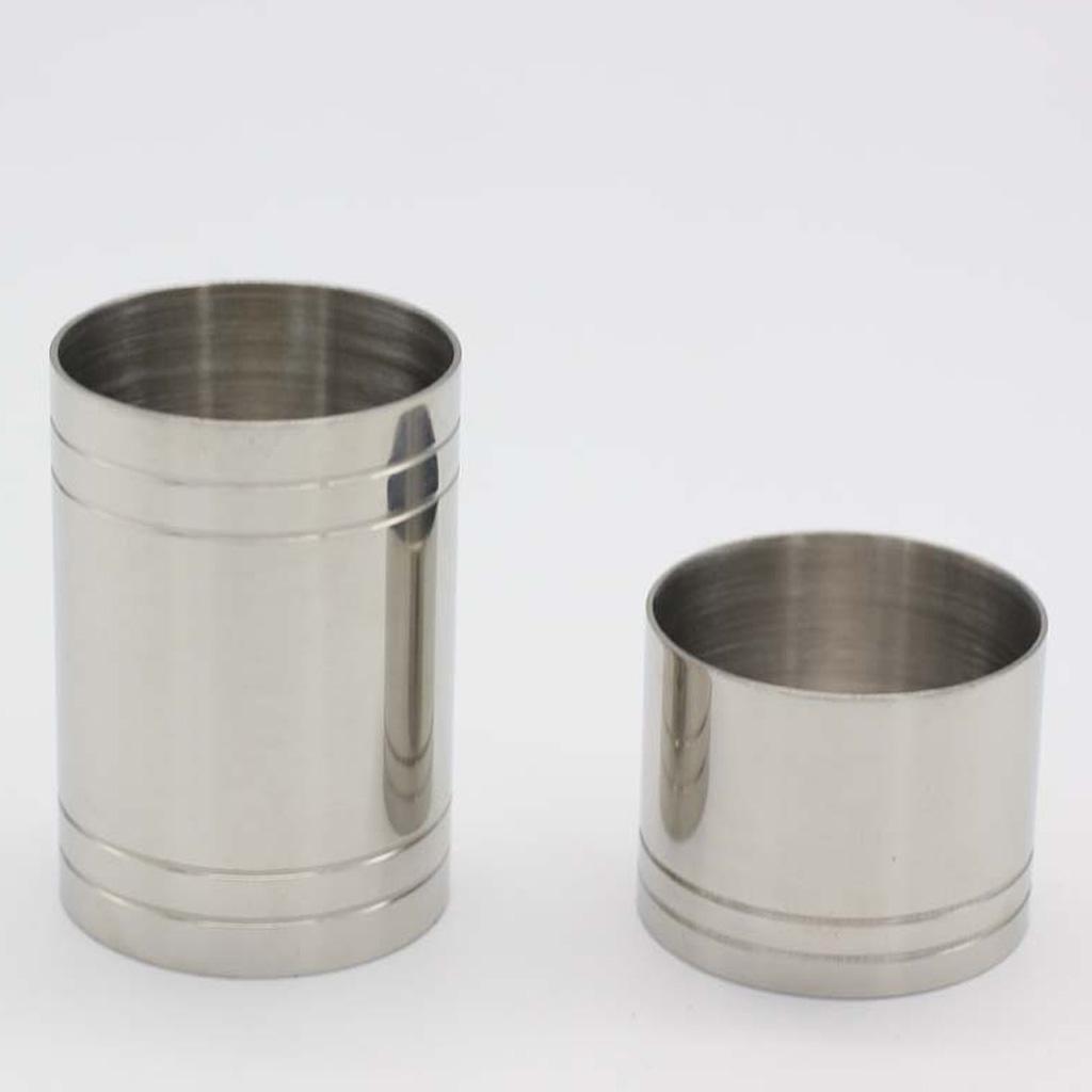 2 Sizes Stainless Steel Measuring Cup Cocktail Drink Measure , 25ml
