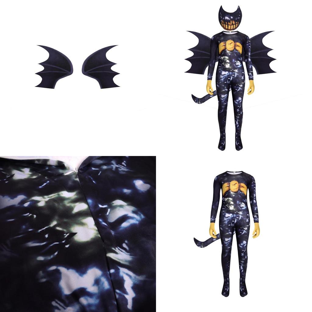 Cartoon Element Milchseide Jumpsuit Für Jungen Und Mädchen Lc61 Europäischer Und Nordamerikanischer Markt