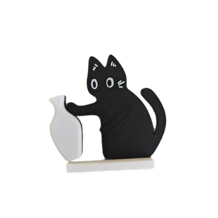 Kitten Magnet Whisker Collector & Flower Holder