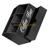 F26C Stylish Coffee Station Organizers Accessory for Kitchen and Office Countertops