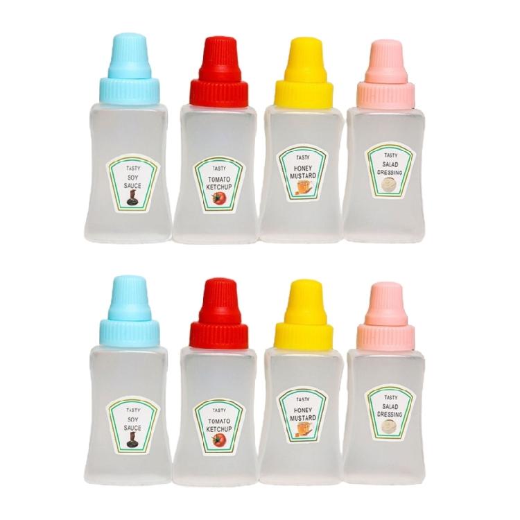 Condiment Squeeze Bottles Kitchen Small Sauce Bottle Salad Dressing Dispensers 1