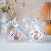 Junran Kids' Birthday Tote Bag - Transparent Party Gift Bag and Snack Pack