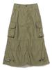 Beams Boy Women's M-47 Detail Skirt, Olive 0