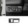 For Toyota RAV4 2013-2018 Carbon Fiber Headlight Switch Button Cover Trim Frame