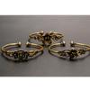 Handcrafted Floral Copper Bangle Comfortable Fit Floral Bracelet Fashion Jewelry For Casual Or Formal Outfits