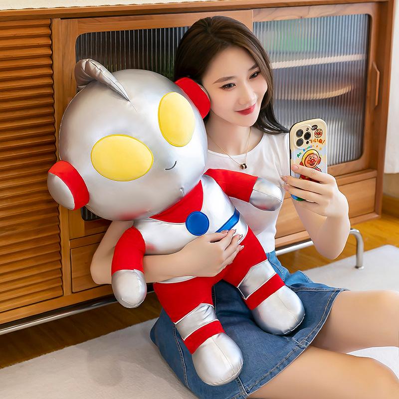 Leather Ultraman Doll Salted Egg Superman Children's Birthday Gift Ultraman Doll Plush Toy