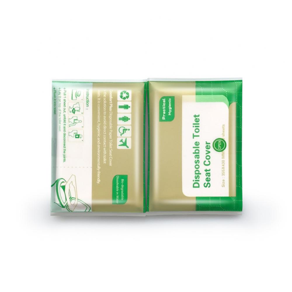 Toilet Seat Cover Waterproof Soluble Water Disposable For Travelling Commuting Or Camping Bathroom Supplies Toilet Liners Paper