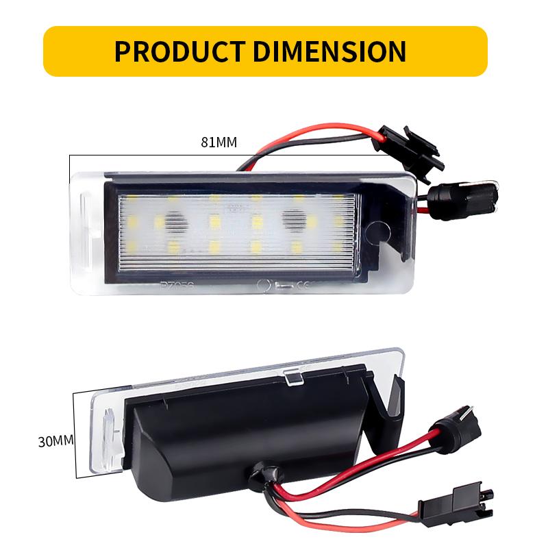 2x LED Licence Number Plate Light for OPEL VAUXHALL MOKKA X Insignia Sports Tourer Cadillac GMC Chevrolet Cruze Camaro Corvette