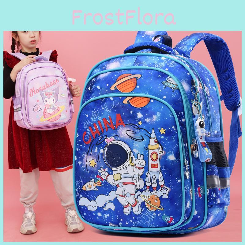 Adorable Cartoon Large Capacity Lightweight Oxford Cloth Backpack For Grades 1-4