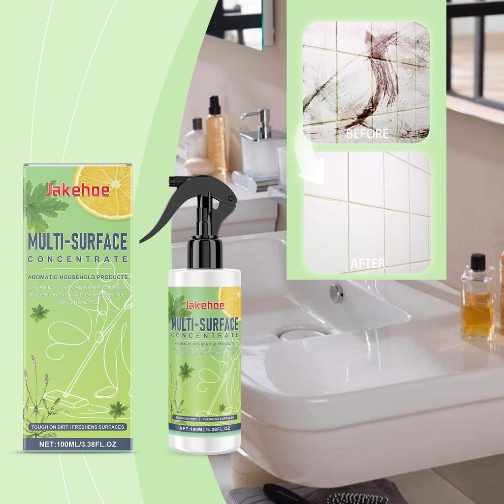 100ml  Multi-Surface Cleaner Stovetop Limescale Tile Bathroom Multi-Cleaner Protects Surfaces Clean and Shiny