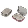 Cute Mini Pill Case Waterproof Sealed Organizer Rhinestone-encrusted Jewelry Box  Travel