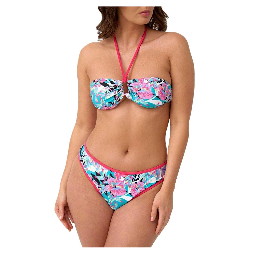 Be You Womens/Ladies Floral Halter Neck Bikini Top