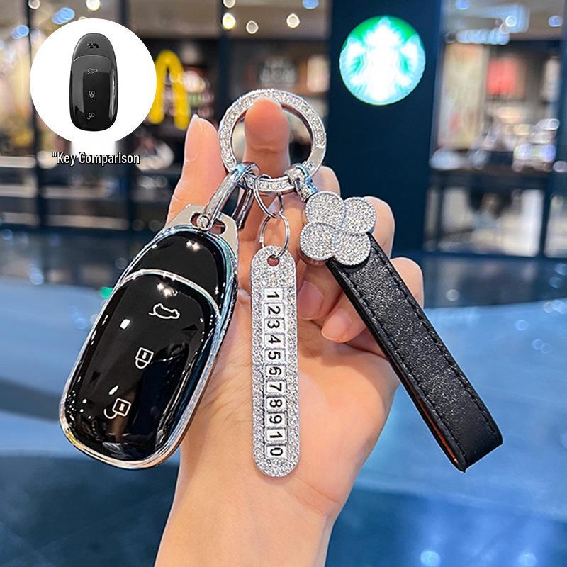 High-End Full-Coverage Car Key Cases & Buckles for 2020-2021 Li Auto ONE Models