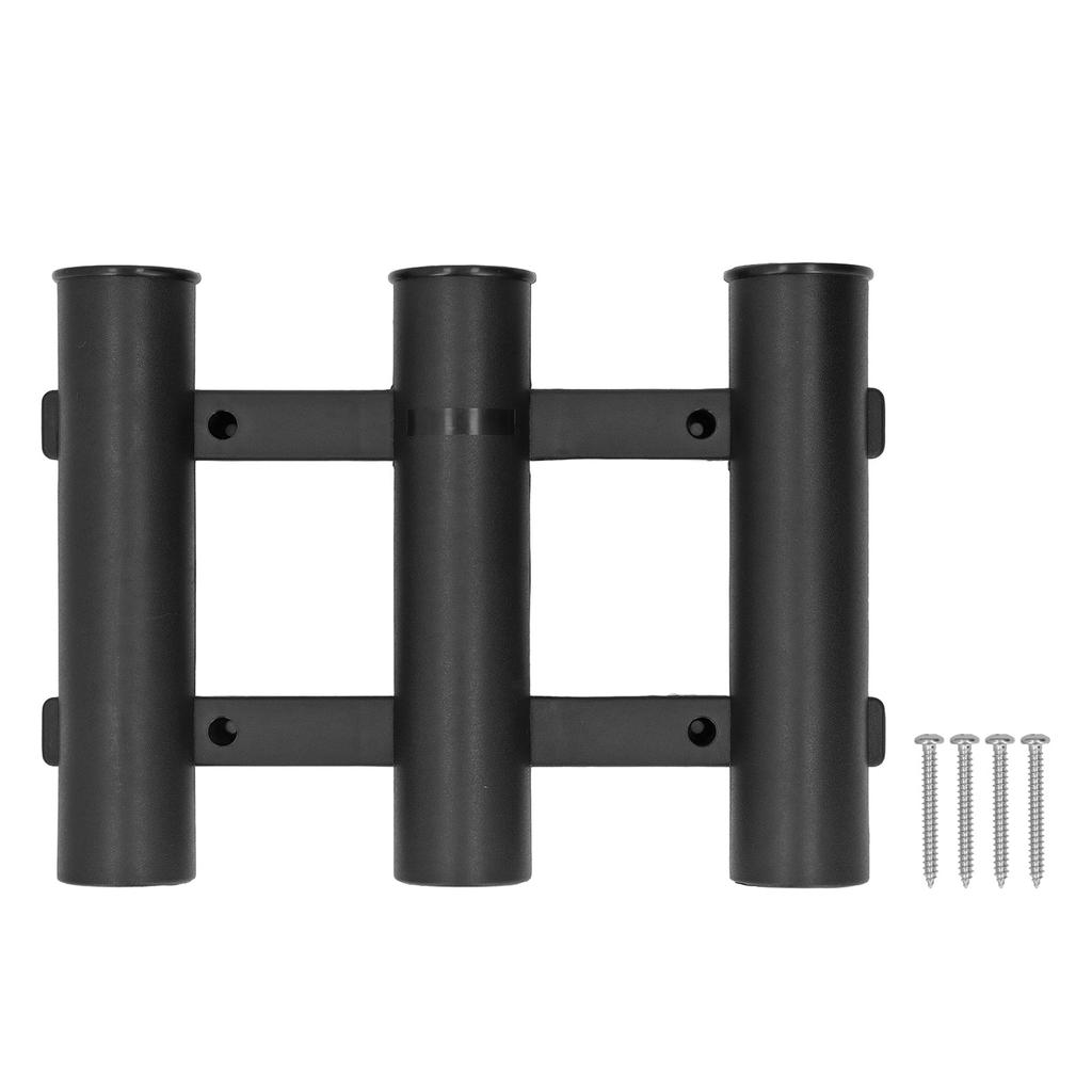 Fishing Rod Holder ABS 3 Tubes Rod Rack Bracket Fishing Accessories for Freshwater Seawater Kayak
