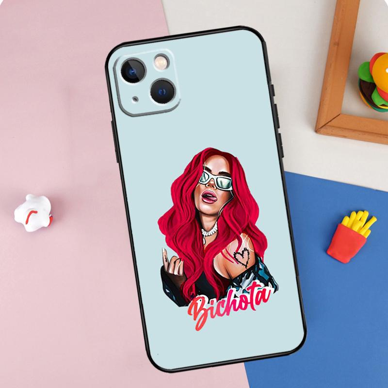Singer Karol G Phone Case For iPhone 16 Pro Max 11 12 13 14 15 Pro Max Mini XR 16e 15 16 Plus Cover Shell