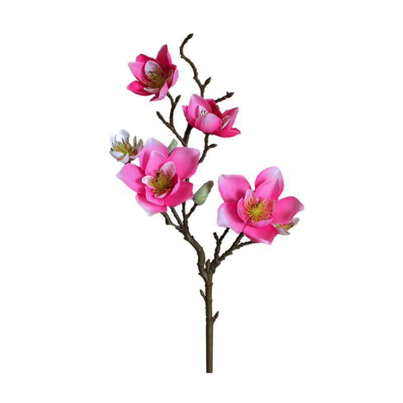 Flori artificiale false Magnolia Buchet de nunta Floral Flores Petrecere Casa Mariage Simulare Floare