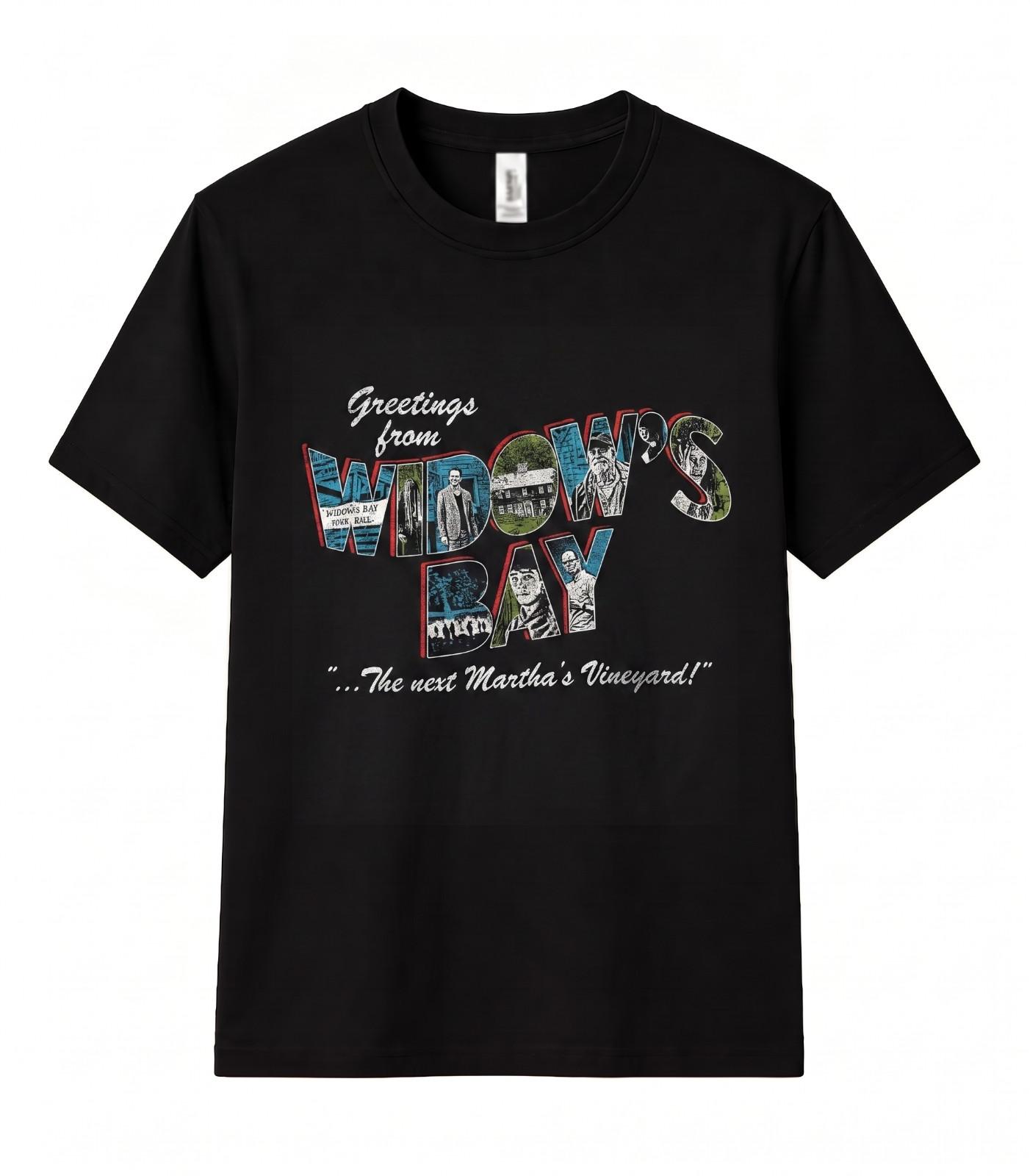Greetings From Widows Bay Horror Movie Vintage Unisex T Shirt Retro Graphic Gift Unisex T-Shirt S