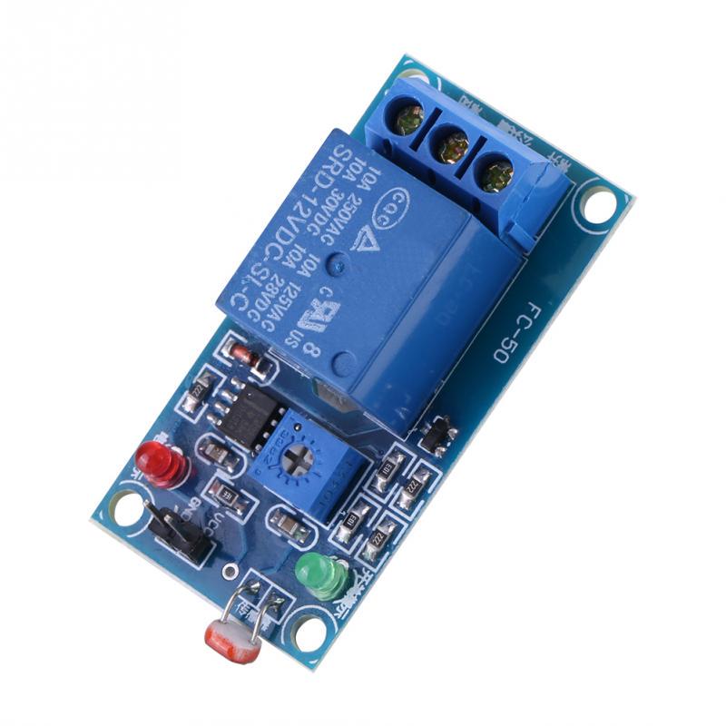 Neu 12V Licht Photoschalter Sensor Schalter LDR Photowiderstand Relaismodul 1pcs Neu 12V Licht Photoschalter Sensor Schalter LDR Photowiderstand Relaismodul 1pcs