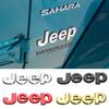For Wrangler Tj Jk Jl Grand Cherokee Commander Renegade Liberty Compass Patriot Front Trunk Side Alloy Emblem Modification