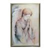 Betender Engel in Pastelltönen Betender Engel in Pastelltönen, 30X40 Cm, Rahmen Holz Helle Eiche, Papier Matt 230 Gsm