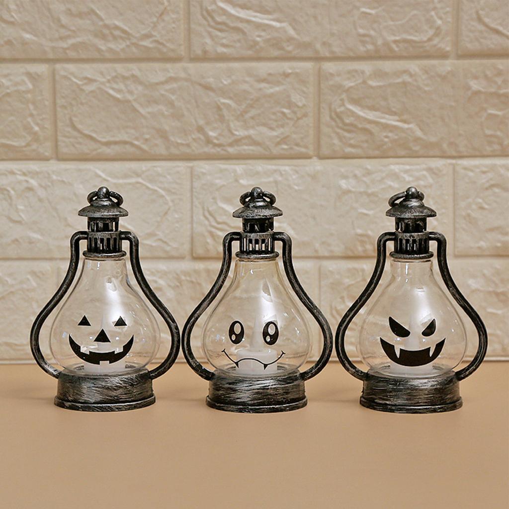 Halloweenská dýňová lucerna Dětské přenosné noční světelné dekorace rekvizity