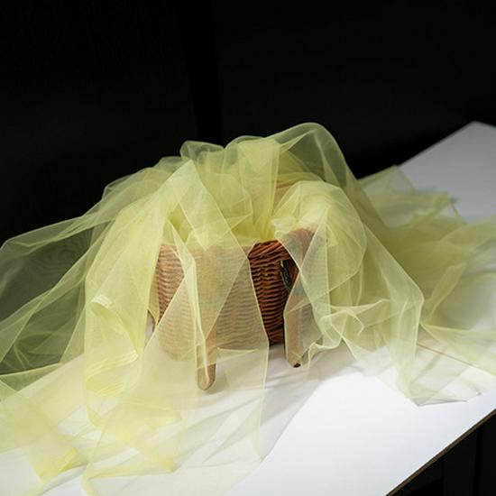 Fairy Mist Soft Tulle Fabric: Handmade Solid Color Lace Veil for Clothing DIY Projects