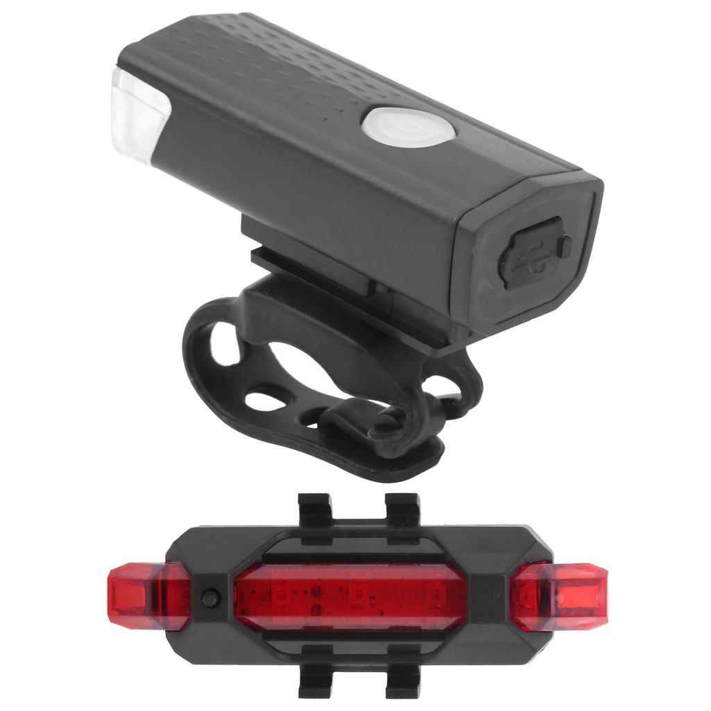 Bicycle Front and Rear Lights USB Rechargeable Super Bright Bike Headlight and Taillight