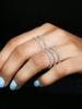 925 Sterling Silver Zircon Fashionable 1.5MM 2MM Shiny Round Ring For Women Engagement Wedding Luxury High Quality Fine Jewelry