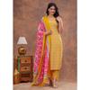 Women Bollywood Top Tunic Kurti Pant Dupatta Set Indian Party Wear Salwar Suit SC-2160