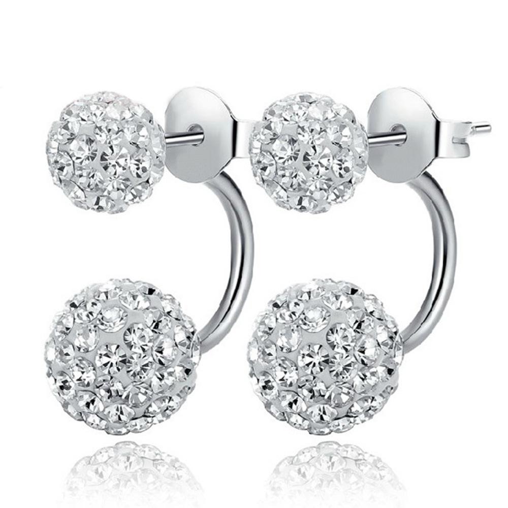 

Серьги из серебра S925 со стразами в стиле ретро