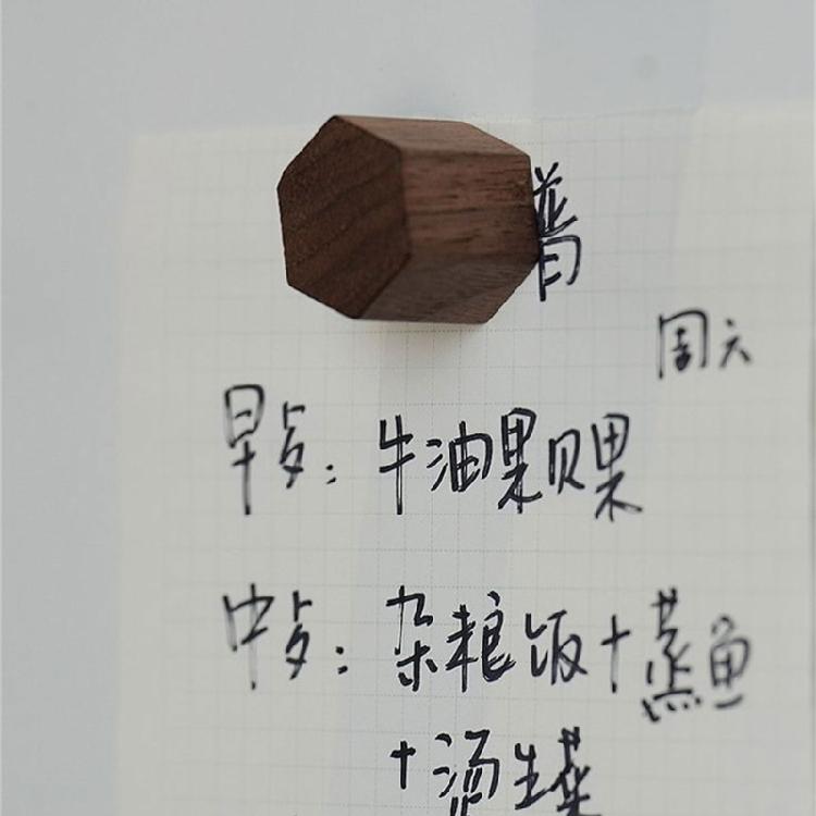 Holz Kühlschrankmagnet Nachrichtenaufkleber Ornamente für Heim Büro Dekoration Kind