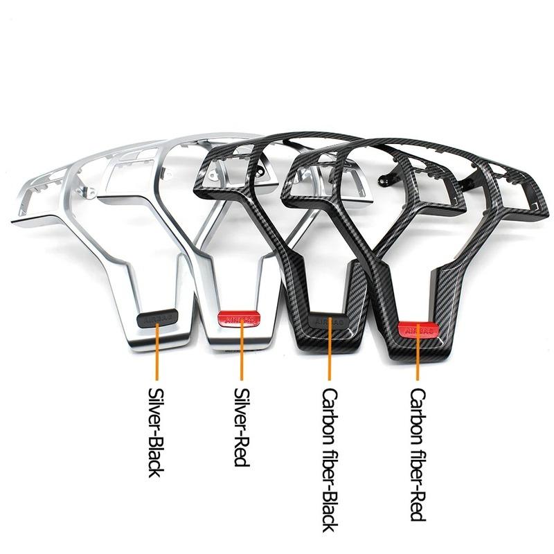 Car Steering Wheel Chrome Panel Cover Trim For Mercedes Benz AMG A B C E Class W176 W246 W204 W212 For GLK GLA CLA CLS