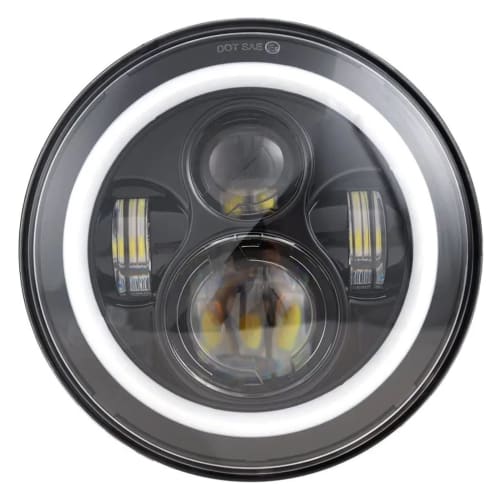 Headlamp Assembly Nissan Patrol Y60 Safari 7 Inch LED Headlight DRL Front Lamp (60W J)