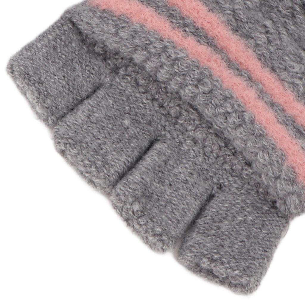 Heated Mitten Gloves Double Sided Heating Promote Blood Circulation USB Hand Warmers for Winter Warmth