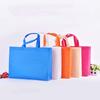 10PCS Colorful NonWoven Reusable Tote Bags  Large Eco Friendly Storage for Shopping Custom Logo (Extra Fee) Cloth Fabric Pouches