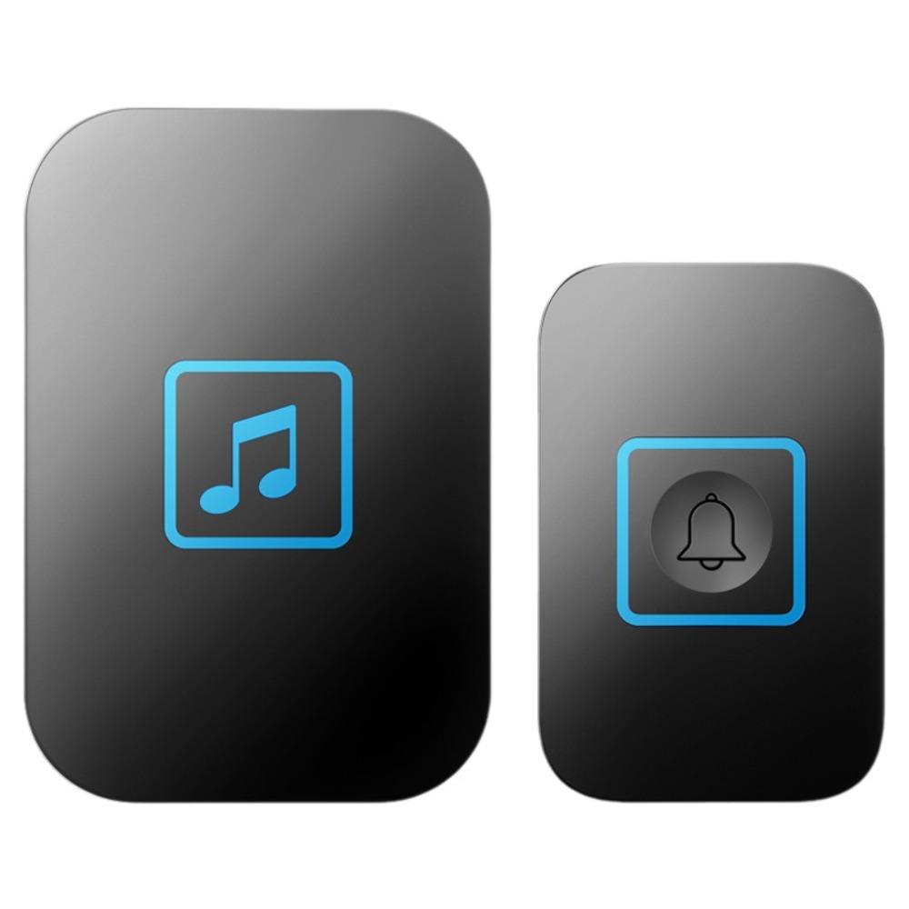 Waterproof Wireless Doorbell Plastic Welcome Doorbell Easy Installation Door Chime Kit  Apartment