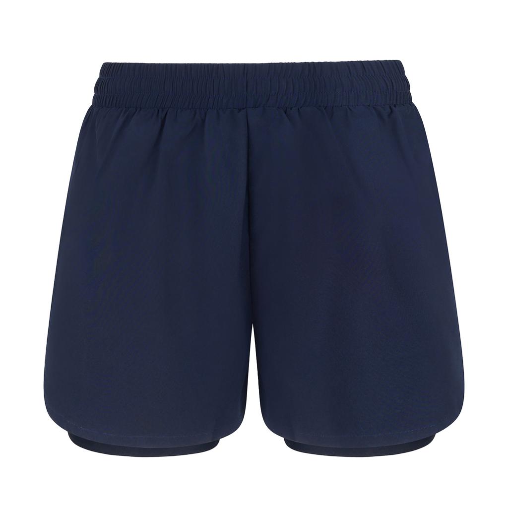 Tombo Womens/Ladies Double Layered Sports Shorts