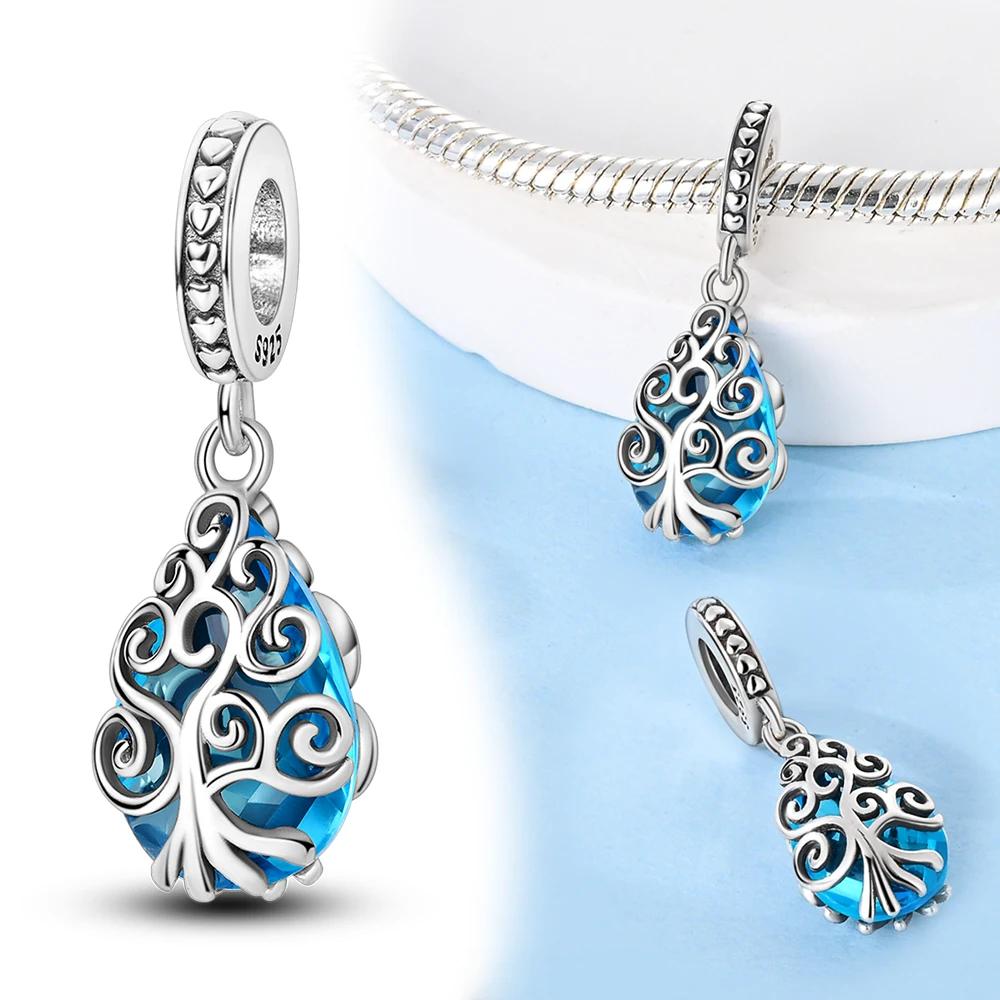 Copper Family Life Tree Pendant Forever Friends Charm Fit Original Bracelets Charms For Women Diy Fine Jewelry Gifts